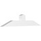 Ekena Millwork Portland Architectural Grade PVC Gable Bracket, 60"W x 12 1/2"H x 4"D x 6"F, 5/12 Pitch GBP060X13X0406POR00 - alternate 1